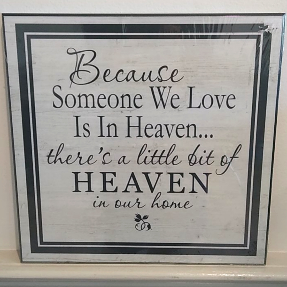 "Heaven" Wall Decor Sign